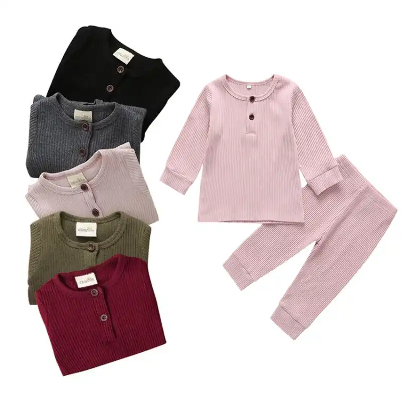 baby girl ribbed set