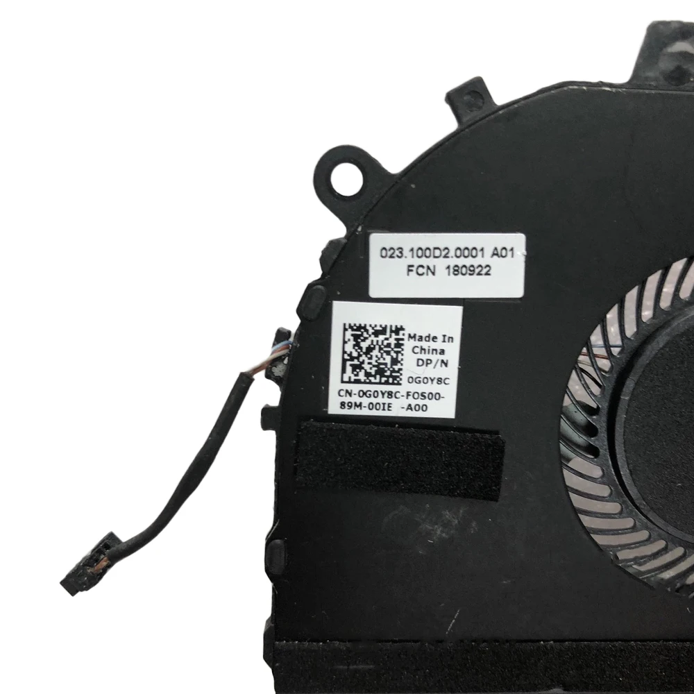 Ventilador de Refrigeração Compatível com Computador Original Dell Inspiron 7386 Notebook Cpu G0y8c 13 - Image 3