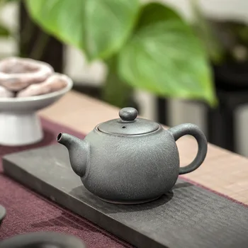 

Teapot Set Single Side Handle Pot Retro Home Stoneware Teapot Boiling Kettle TeaPot Tea Is Make You Lose Weight tea water jar