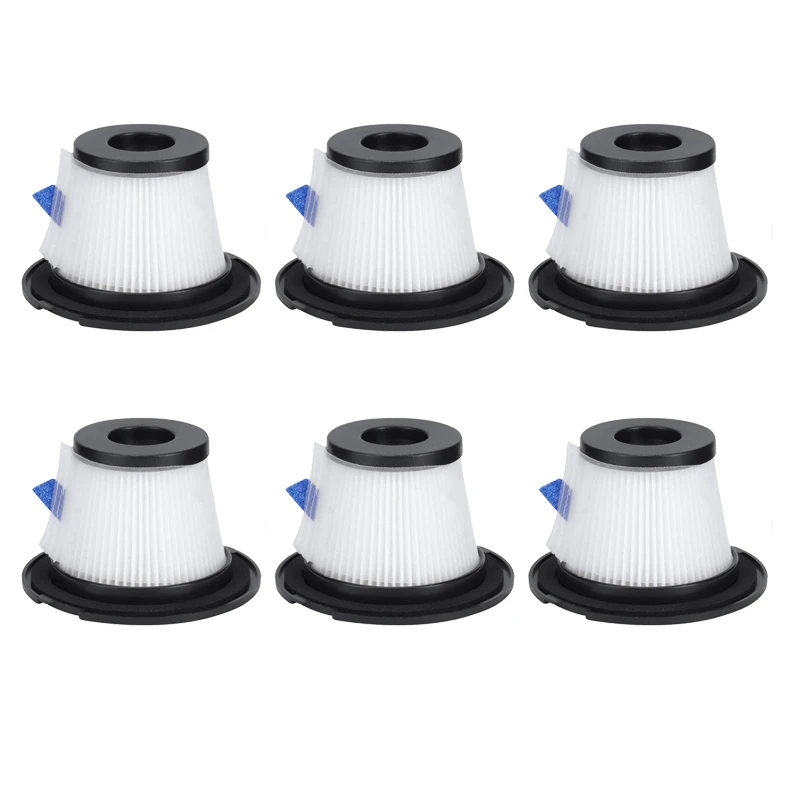 

for Dibea T6 C17 T1 Handheld Cordless Vacuum Cleaner Accessories Replacement Filter (6-Pack)