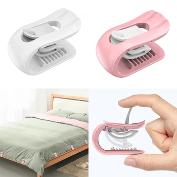 

6PCS/set Non-slip Duvet Quilt Clips Plastic Blankets Fastener Clip Anti-run Bed Cover Duvet Sheet Fixer Quilt Cover Holder K