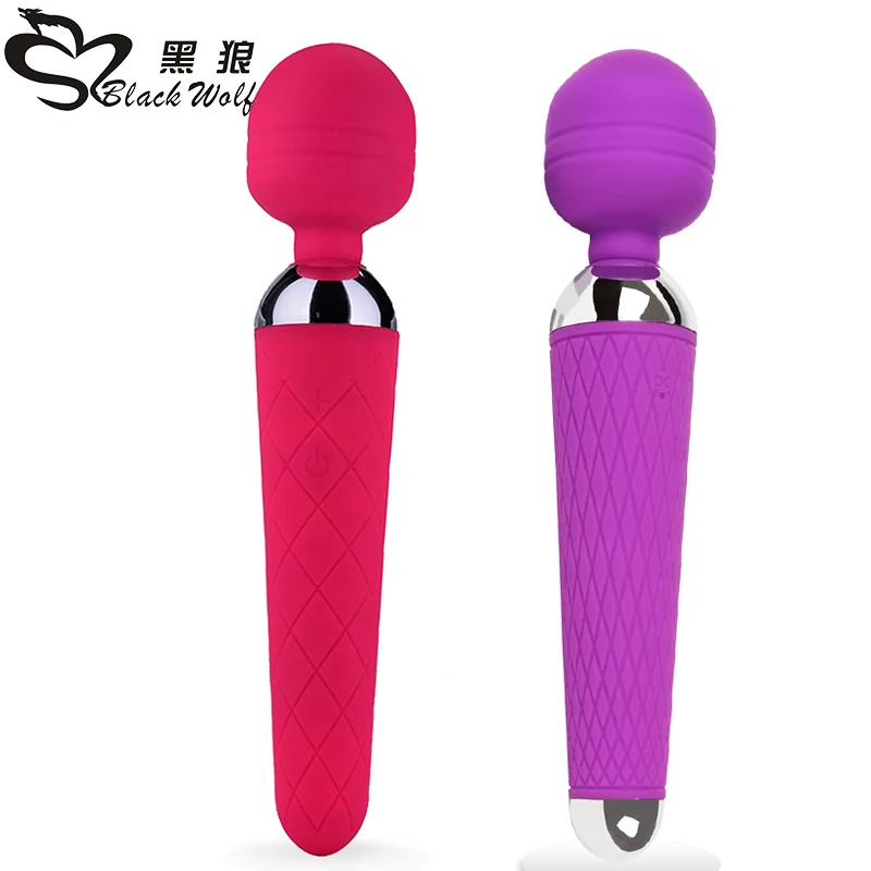 Черный волк USB перезаряжаемые G-spot Вибраторы мощный Клитор Вибратор для женщин AV