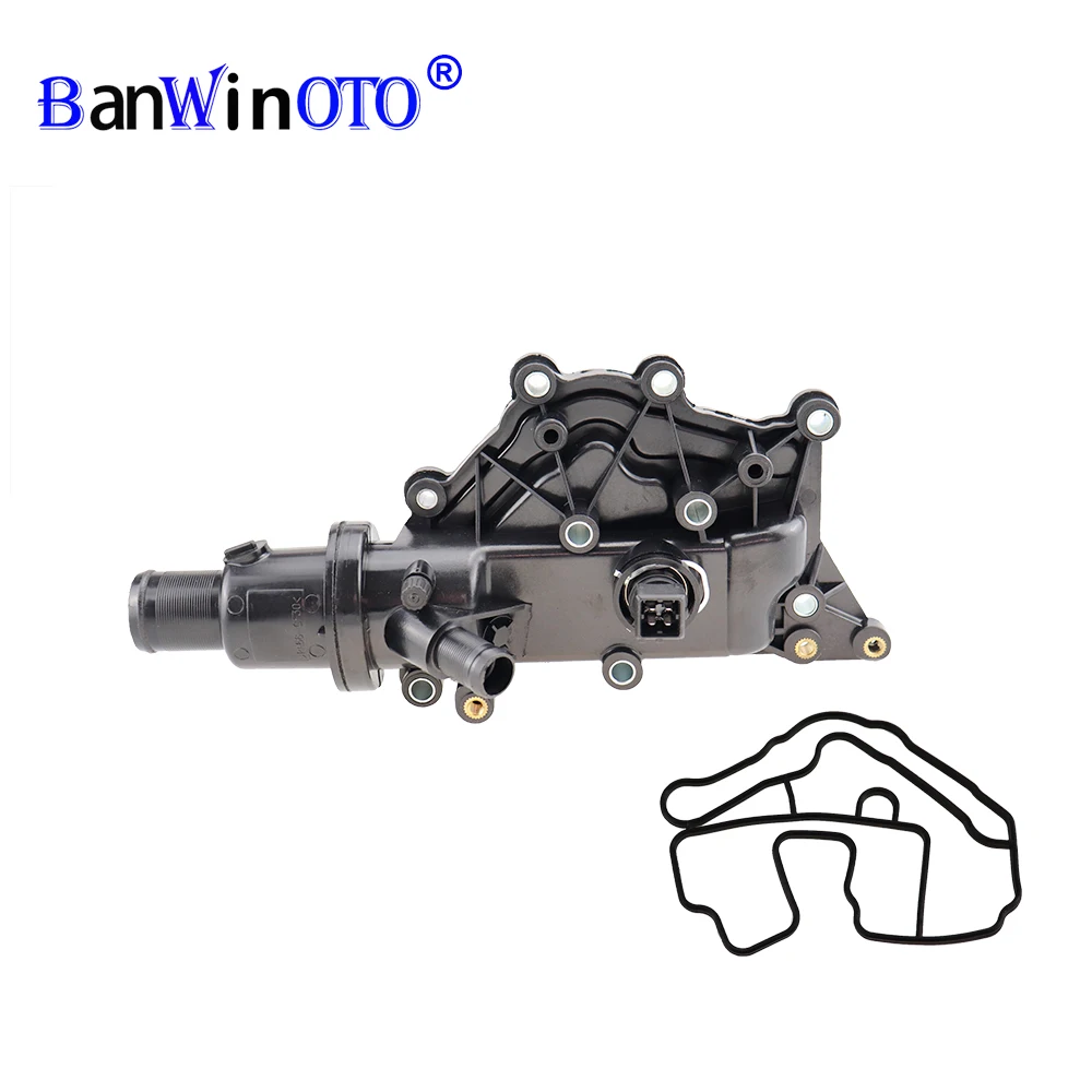 Engine Coolant Thermostat Housing Water Neck Pump Outlet 8200561434 For Renault Clio Laguna Megane Scenic 8200158269 8200700094