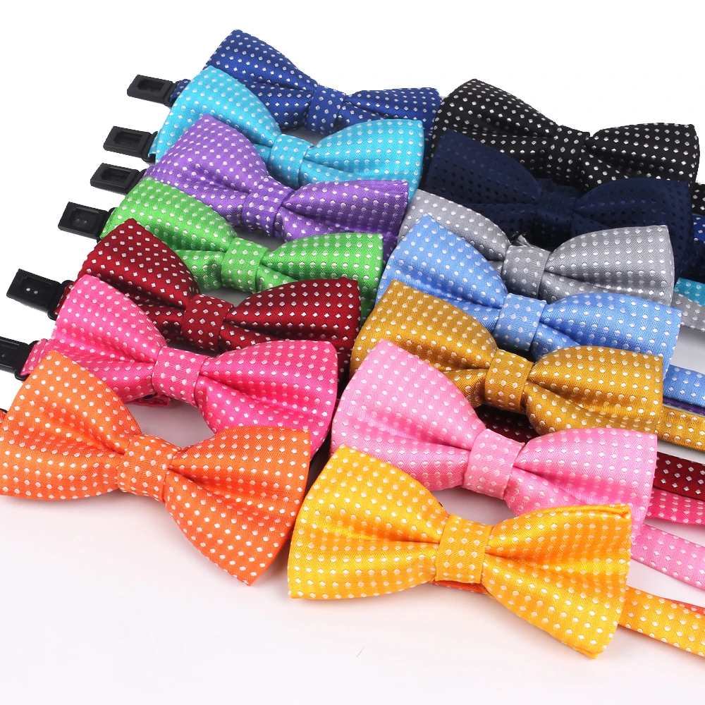 NEW-Dots-Children-Bowtie-Fashion-Neckwear-Adjustable-Unisex-Bow-Tie-for ...