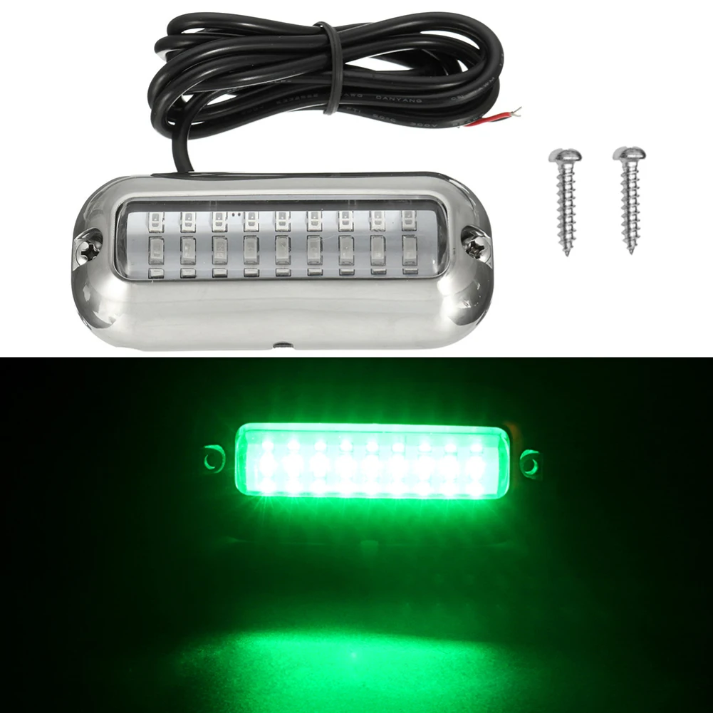 27LED 50 Вт IP68 316 Петля из нержавеющей стали транца свет подводный понтон морские суда лодка аксессуары свет морской светильник
