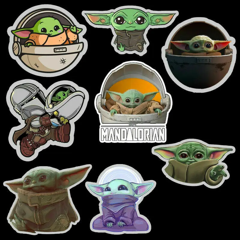 Star Wars The Mandalorian Baby Yoda Stickers Laptop Skateboard Home Decoration Buy At The Price Of 3 59 In Aliexpress Com Imall Com