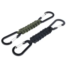 2 шт брелок из Паракорда Карабин Открытый выживания парашют шнур аварийный
