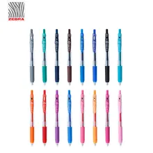 Zebra 6 штук Sarasa JJ15 Push клип гелевая ручка-0,5 мм 20 цветов на выбор