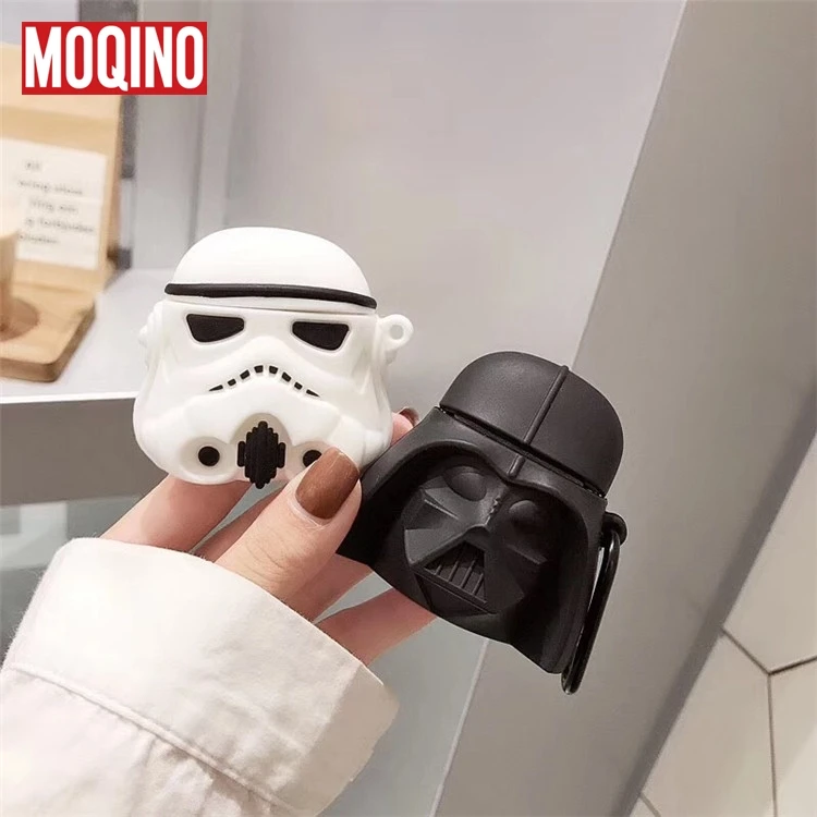 

Star Wars For Airpods Air Pods Silicone Case Protective Cover Pouch Anti Lost Protector Fundas Accessories