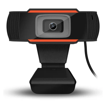 

30 degrees rotatable 2.0HD Webcam 640*480p USB Camera Video Recording Web Camera with Mic For PC Computer Online Course Camera