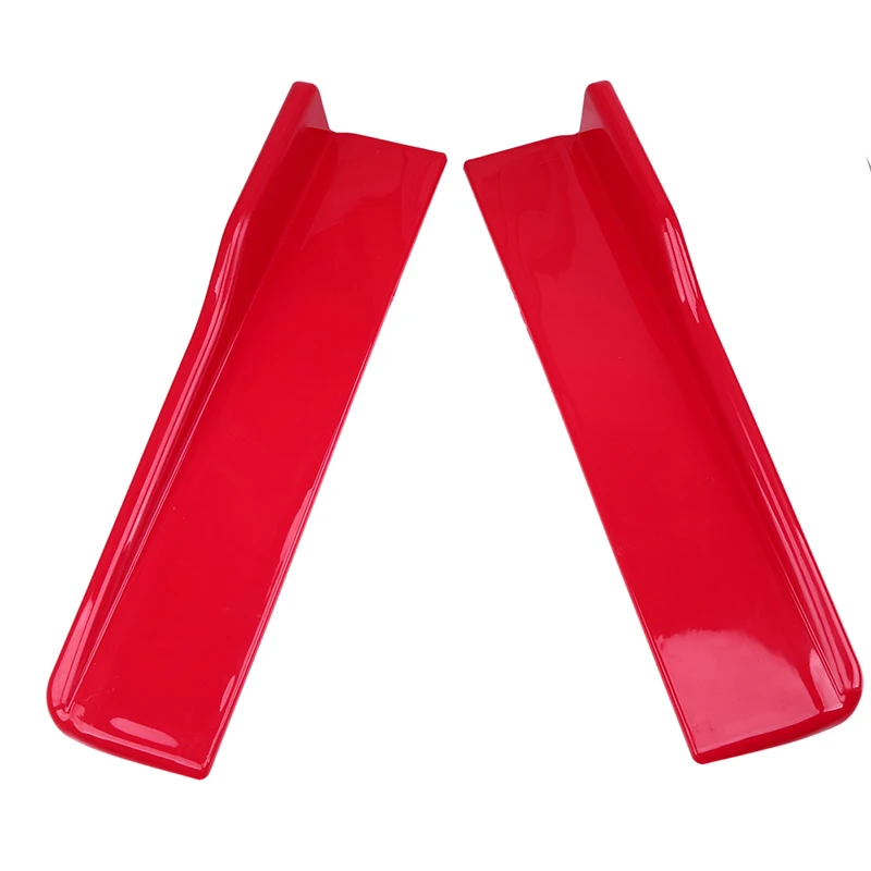 Черно красные боковые разветвители POSSBAY для кузова автомобиля рассеиватель