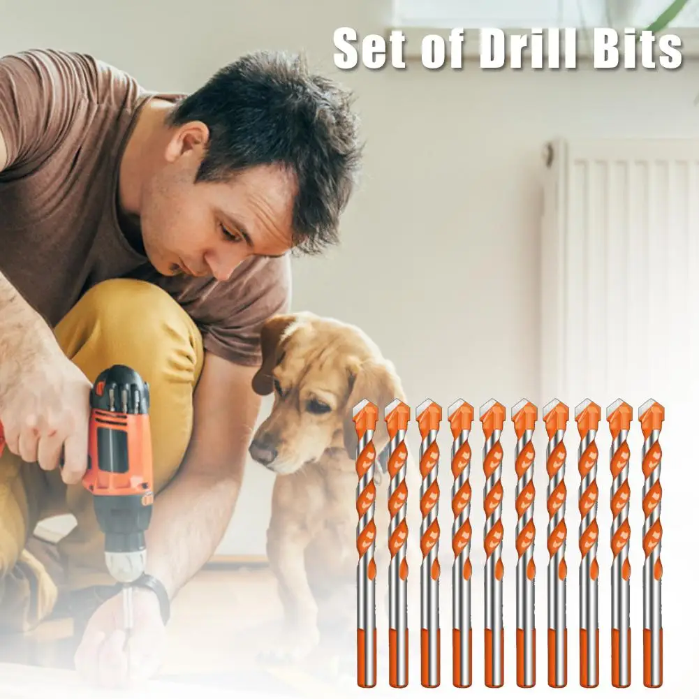 Многофункциональное сверло с треугольной точкой набор сверл для керамической