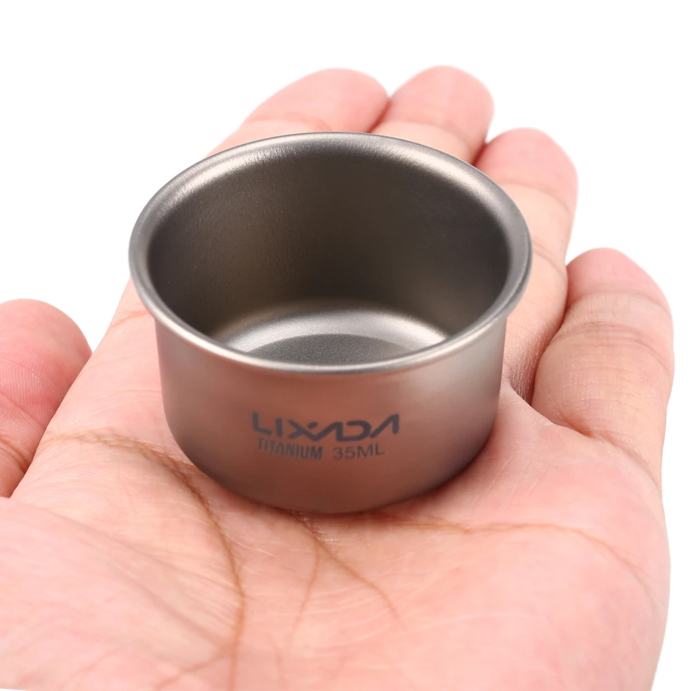 Lixada Titanium Tea Cup 35ml 1pc