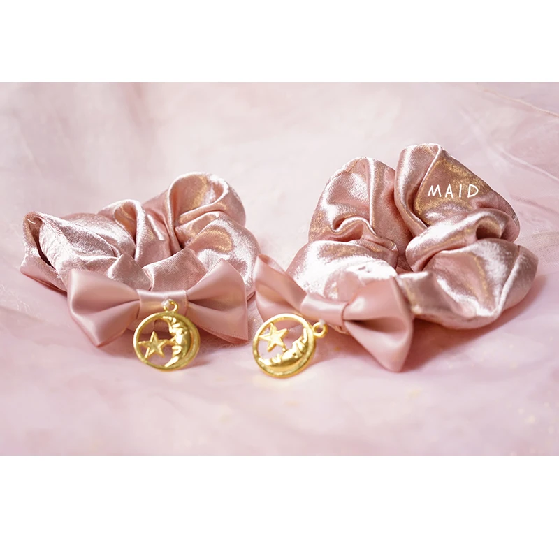 Звезда и клубника сладкий ручной работы розовый головной убор бант Hairband KC обруч с лентой рукавом Лолита кружева дизайн милый