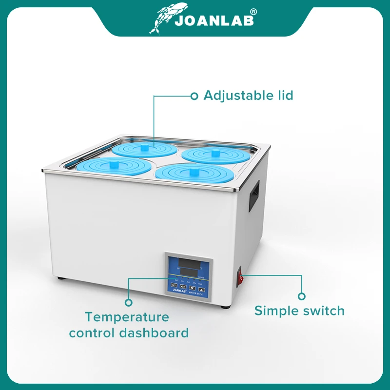Лабораторная ванна для воды JOANLAB с постоянной температурой ЖК цифровой дисплей