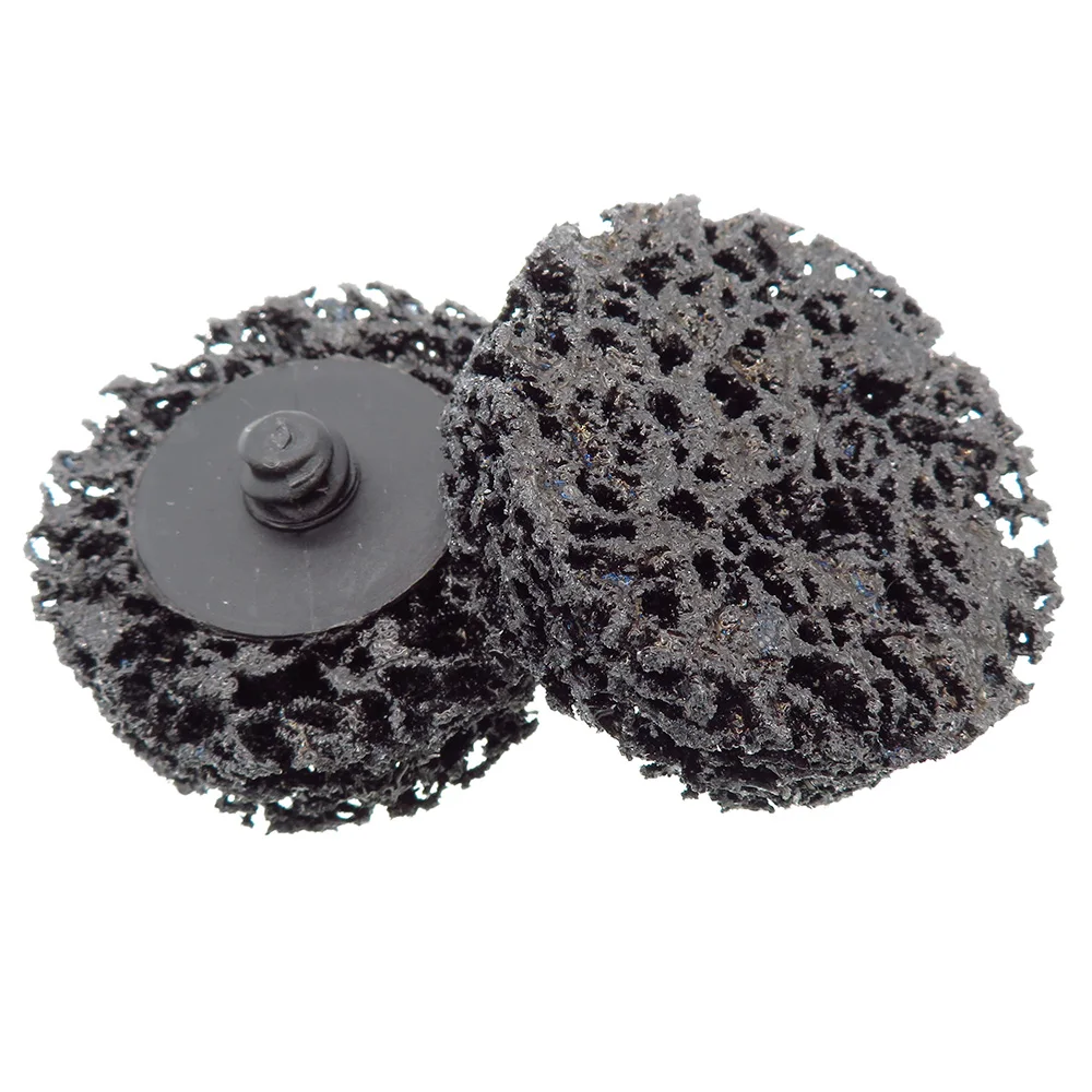 

10PCS 2" 50mm Quick Change Roloc Easy Strip & Clean Discs Black for Paint Rust Removal Auto Surface Prep