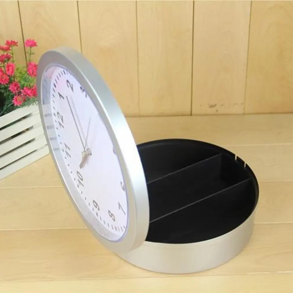 

Creative Storage Box Clock Jewelry Safe Earrings Necklace Storage Clock