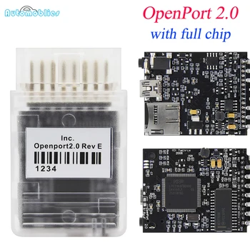 

Hot Openport 2.0 OBD2 ECU Flash Chip Tuning Tool full chip PCB Openport 2.0 ECUFLASH OBD2 Car Diagnostic Cable With all Software