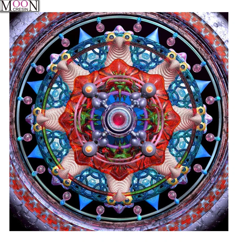 

MOONCRESIN 5D DIY Diamond Embroidery Mandala Brids Painting Cross Stitch Full Square Drill Rhinestone Mosaic Decoration Cartoon
