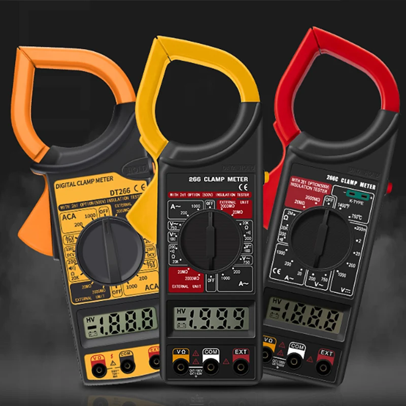 

Handheld Multimeter, Clamp Meter Digital Electrical Test Instrument Portable Household Circuit Inspection MultÃ­metro digital