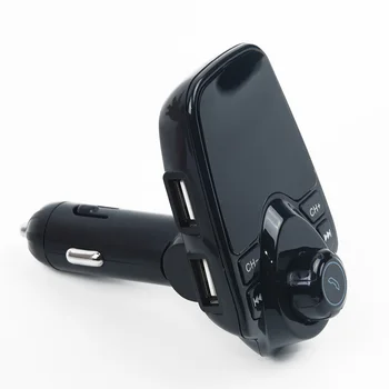 

1pc Car Bluetooth Hands-free LCD Screen Dual USB MIC MP3 TF FM AUX Transmitter