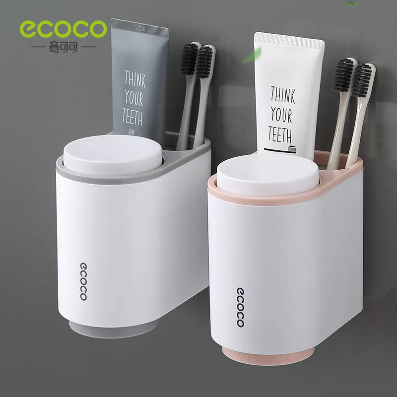 Настенный держатель для зубных щеток ECOCO подставка зубной пасты аксессуары