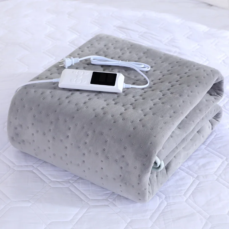 Washable Electric Blanket Dual Control Bed Heating Blanket Anti Static Security Large Cobertor
