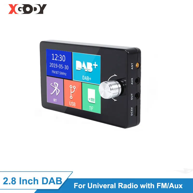 Автомобильная антенна DAB с USB адаптером приемником для автомобильного