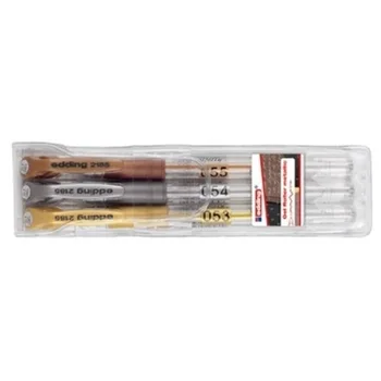 

0,7mm gel roller set, 3 colors metallic per set