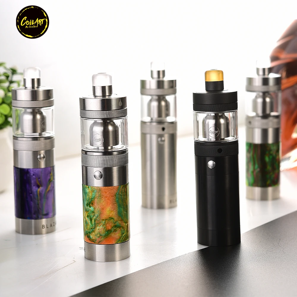 Новейший coilart Blazar MTL vape комплект 510 механический мод fit 18350 батарея испаритель