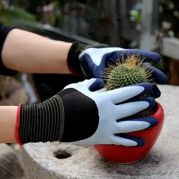 

1Pair Garden Gloves Breathable Non-slip Waterproof Gardening Pruning Gloves Protective Cover for Planting Garden Tools
