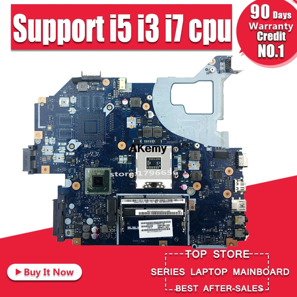 

Q5WV1 LA-7912P laptop motherboard for Acer V3-571 for Gateway NV56R E1-571 HM77 HD4000 NBC0A11001 Support i5 i3 i7 cpu