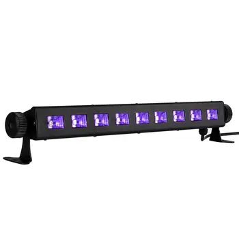

27W 9 LED UV Light Lights Fixtures EU Plug Portable Blacklight LED Lamp For UV Poster UV Art Dimmable Ultraviolet Lamps DJ Party