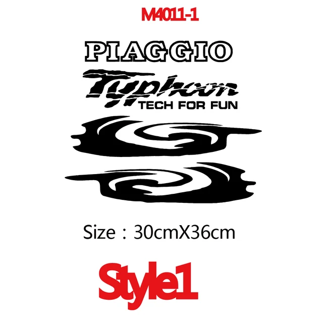 For Piaggio Typhoon Tech For Fun Scooter Moped Decals Stickers Graphics -  AliExpress
