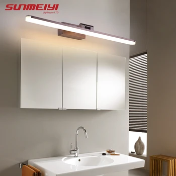 

Modern Rose Wall Lamps Mirror Light For Bathroom Reading Bedroom Waterproof Living room Wall Light Rectangular Nordic Lighting