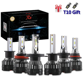 

F3 Series Car LED Headlight Bulbs H1 H3 H7 H8 H11 9005 HB3 HB4 9012 H4 Auto Head Lamp CSP Chips 72 Watts 8000 Lumens 6500K White