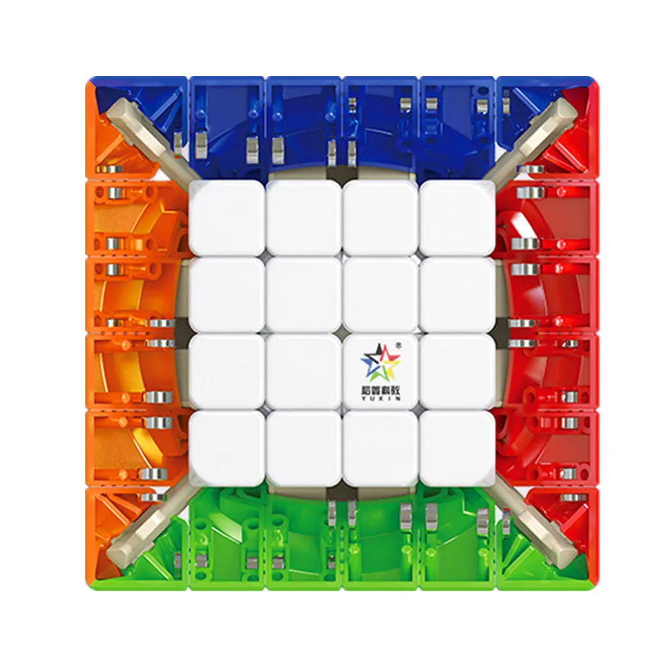 Yuxin Little Magic 6x6 Magneitc Cube Stickerless Cubo Magico 6 слоев скоростной куб профессиональные
