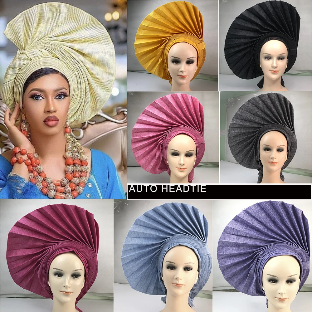 Новая мода 2019 Африканский уже изготовитель Sego Headtie Дамская вечеринка или свадьба