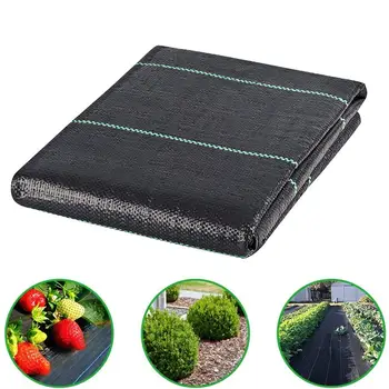 

Garden Weed Barrier Landscape Fabric Durable & Heavy-duty Weed Block Gardening Mat Black Reusable Design High Quality New