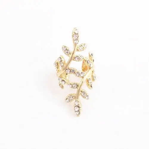 Серьги каффы с кристаллами серебристые/золотистые|Серьги-клипсы| |