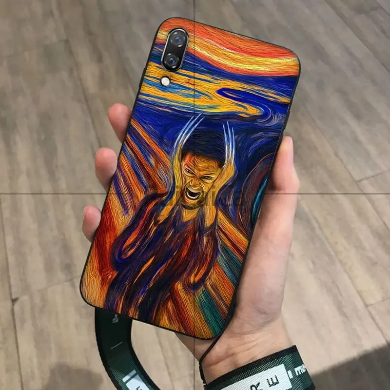 Scream by Munch Funny Arting cat