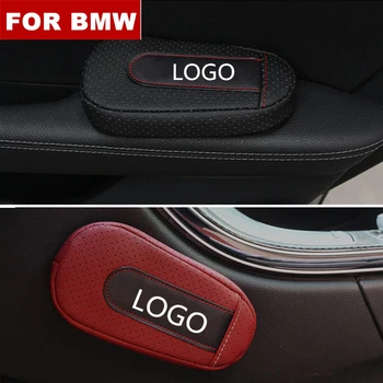 

Car Accessories Soft and Comfortable Foot Support Cushion Car Door Arm Pad Car Styling For Travel Rest Support FOR BMW M LOGO