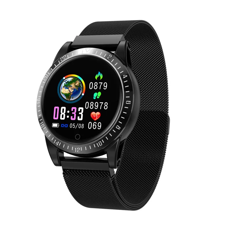 Touch Screen Smartwatch IP68 Waterproof Men Women Smart Watch Stopwatch Heart Rate Monitor Fitness Sports Bracelet