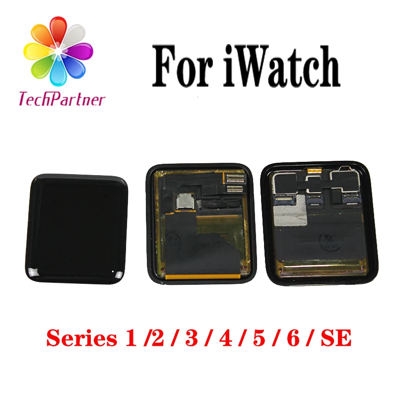OEM ЖК-дисплей для Iwatch Series 1 2 3 кодирующий преобразователь сенсорного экрана в