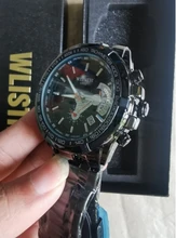 WLISTH-reloj deportivo para hombre, cronógrafo de pulsera, de acero inoxidable, resistente al agua, con caja de reloj de cuarzo grande con indicadores luminosos, nuevo