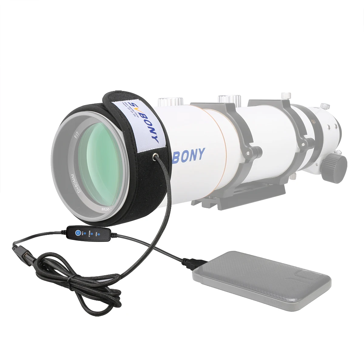 光器ペトローバ　韓国 Svbony SV172 Dew Heater Strip 240/320/400/430 mm Lens Heater