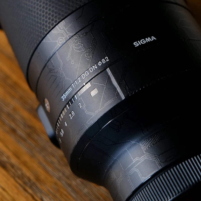 Protetora para Decalque Anti-arranhão para Sony e Mount Compatível com Setas Película Premium Adesiva 2 d Art 35mm F1.2 - Image 2