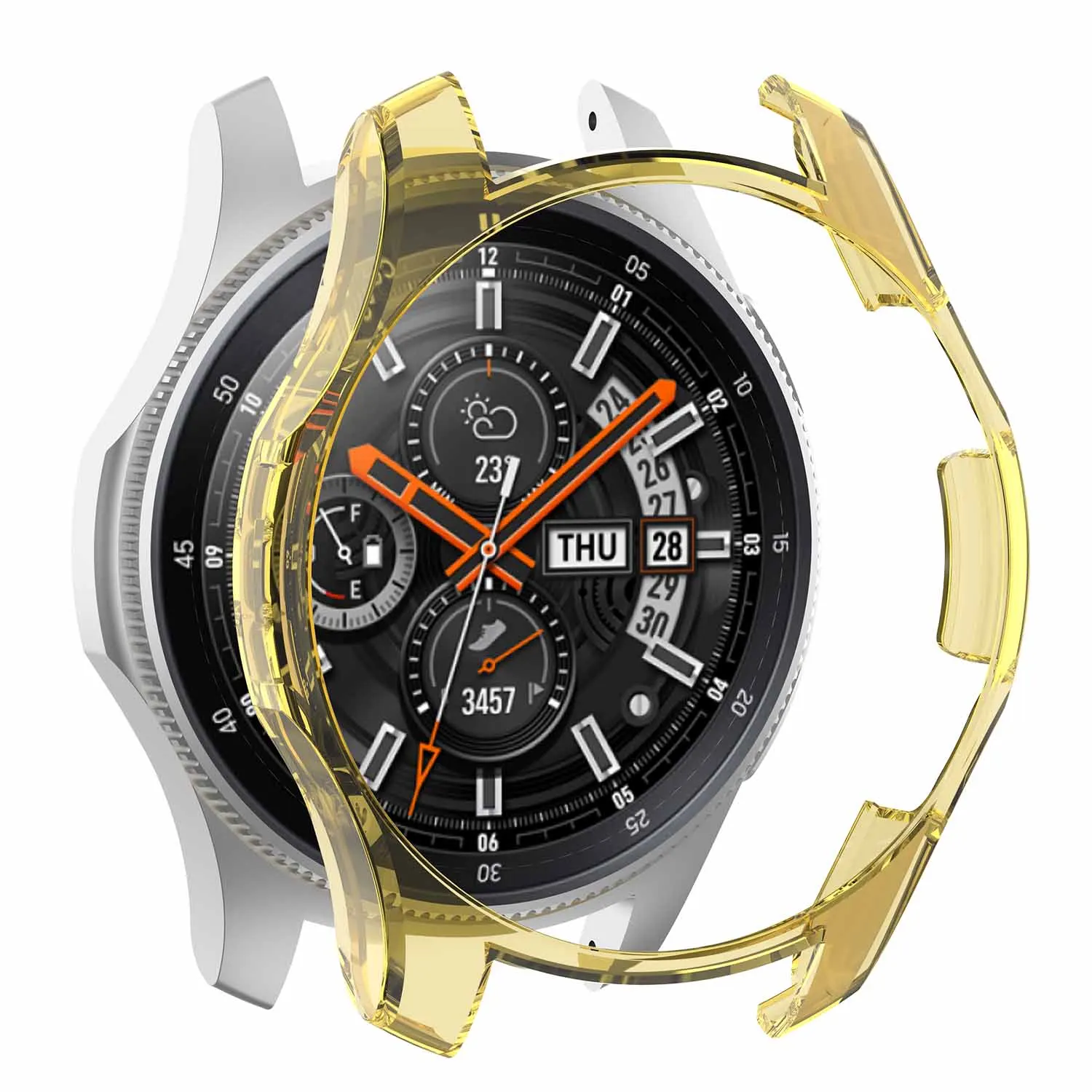 Ультра-тонкий, мягкий, силиконовый, подходит для samsung Galaxy Watch 46 мм Watch PC Case S3 Frontier защита экрана покрытие часов чехлы