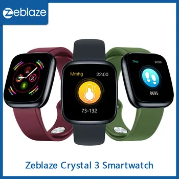 

Smart Watch Zeblaze Crystal 3 1. 3inch Color display IP67 Waterproof Heart Rate Activity Track Smartwatch For Android IOS