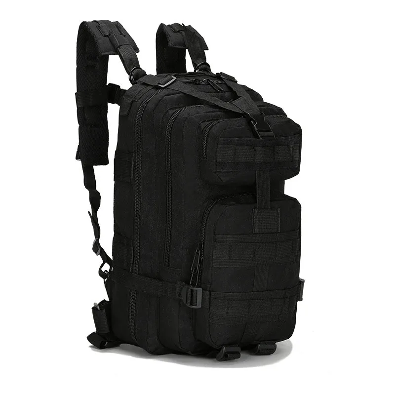 Новинка, Мужской многофункциональный водонепроницаемый рюкзак Оксфорд для путешествий, рюкзак для альпинизма, 25л, большая вместительность, походная сумка для багажа - Цвет: Черный